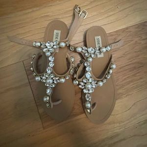 Steve Madden bejeweled sandals